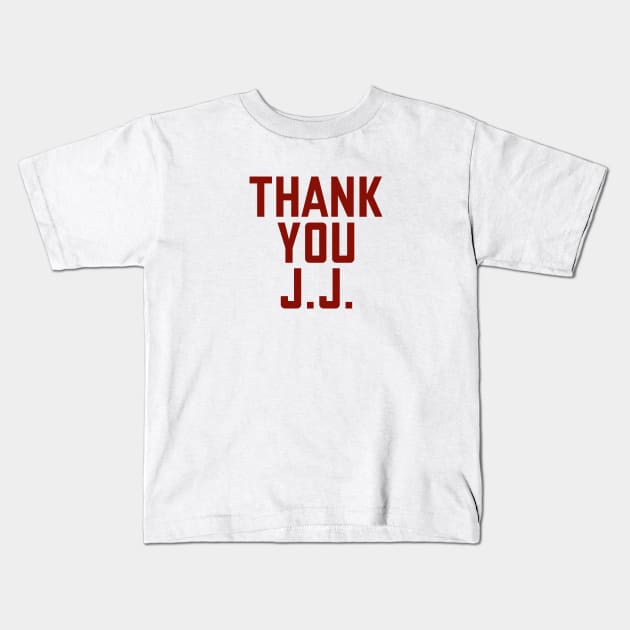 Thank You J.J. Kids T-Shirt by nyah14